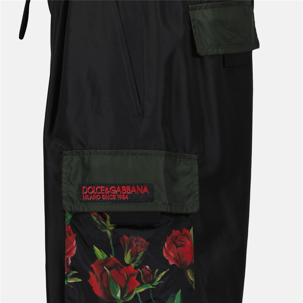 Shorts Short en nylon Dolce & Gabbana Noir Homme