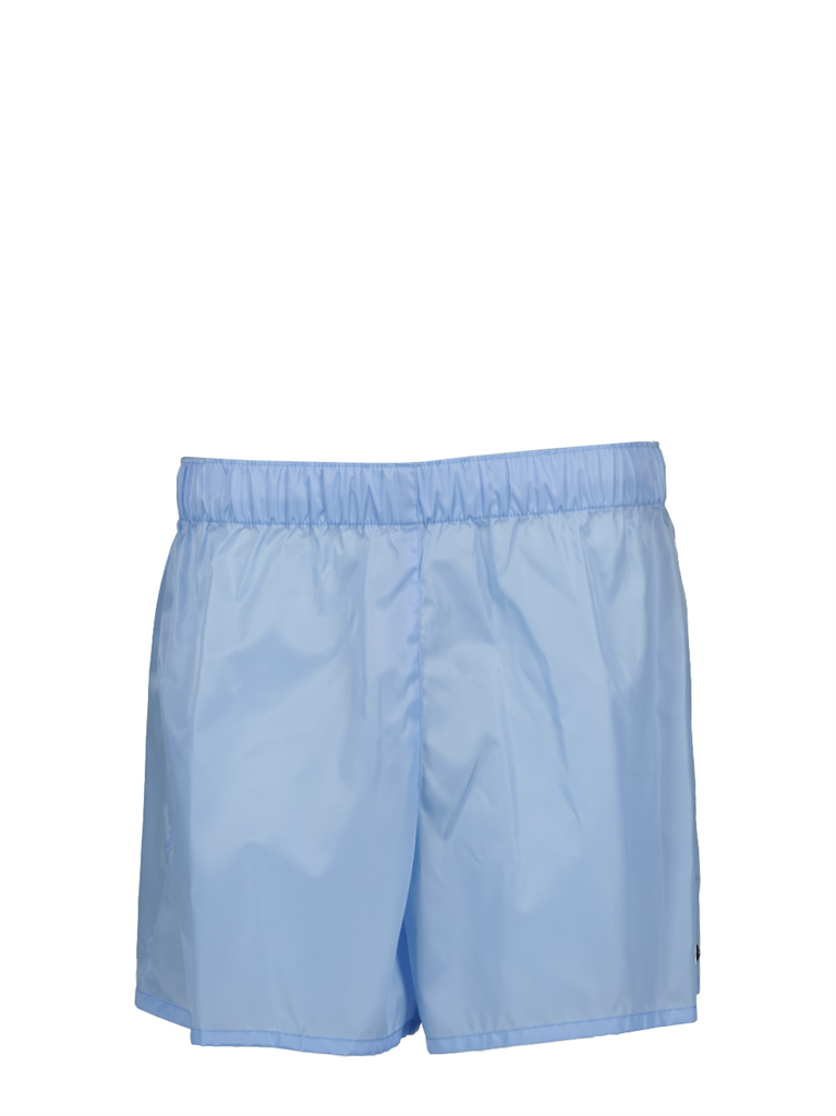 Shorts Short en Re-Nylon Prada Bleu Femme