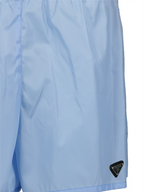 Shorts Short en Re-Nylon Prada Bleu Femme