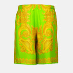 Shorts Short Barocco 660 Versace Vert Homme