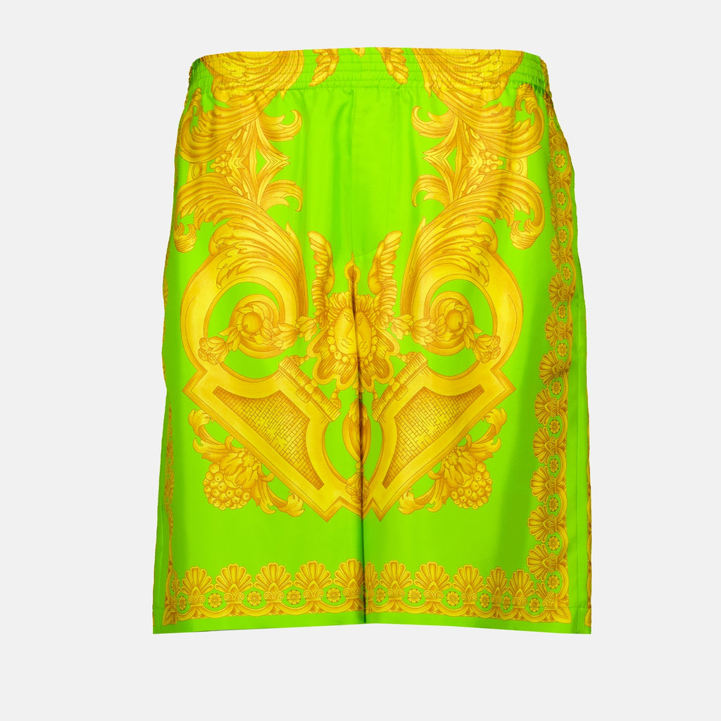 Shorts Short Barocco 660 Versace Vert Homme
