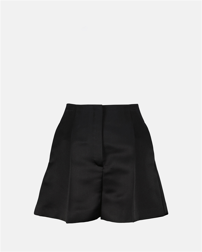 Shorts Short en soie Fendi Noir Femme