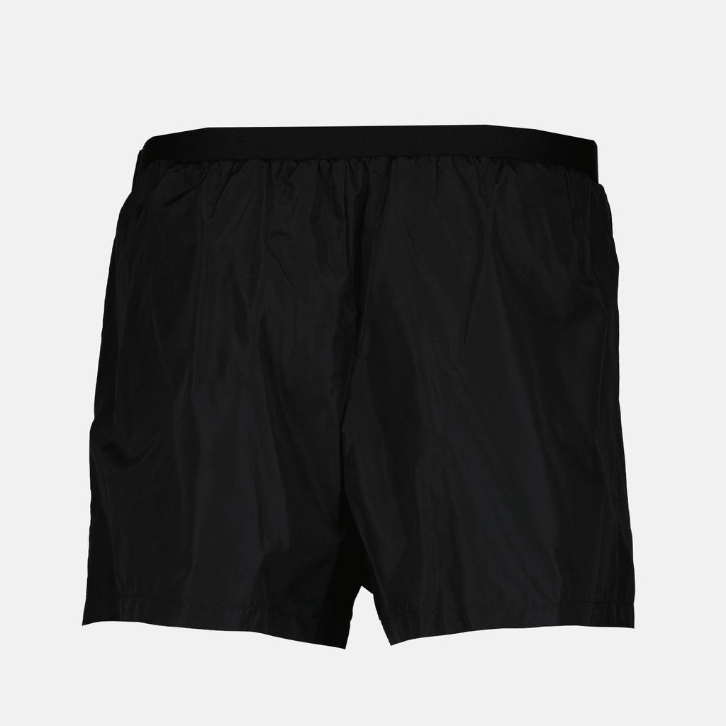 Shorts Short en soie technique Miu Miu Schwarz Femme