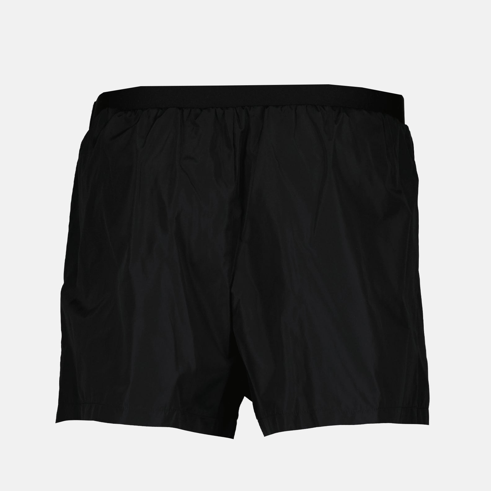 Shorts Short en soie technique Miu Miu Schwarz Femme