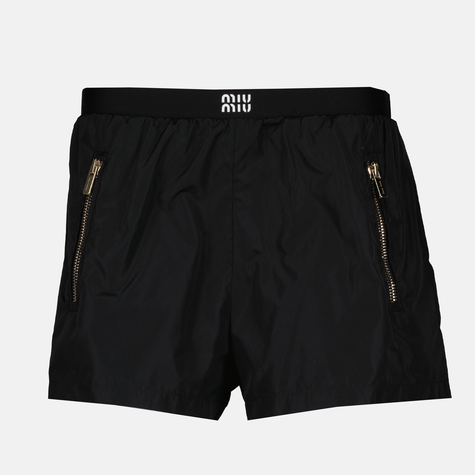 Short en soie technique