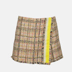 Shorts Short en tweed MSGM Beige Femme