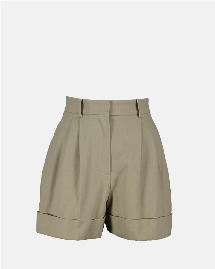 팬츠 Short évasé Beige Alexander McQueen 베이지 Femme
