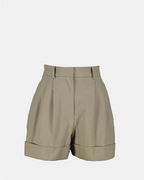 팬츠 Short évasé Beige Alexander McQueen 베이지 Femme