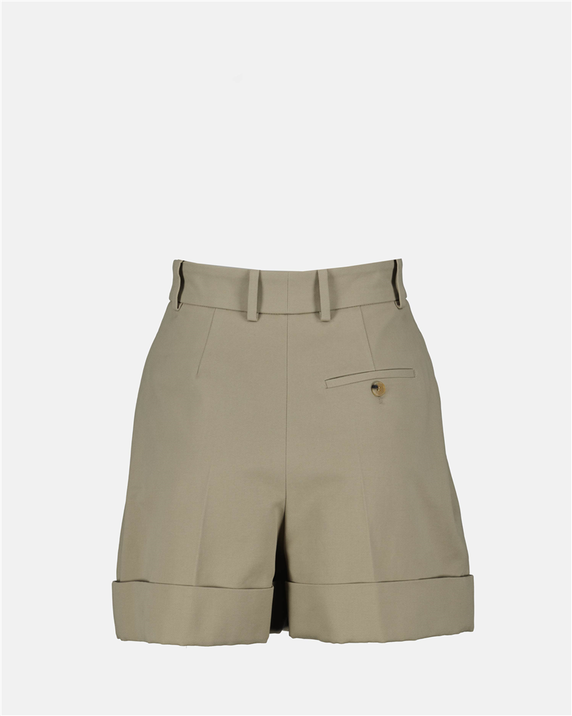 팬츠 Short évasé Beige Alexander McQueen 베이지 Femme