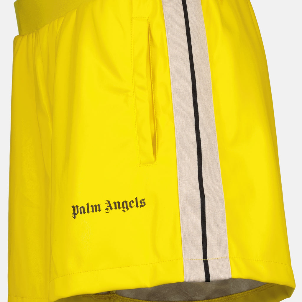 Shorts Short track crop Palm Angels Amarelo Femme