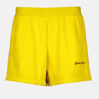 Shorts Short track crop Palm Angels Amarelo Femme