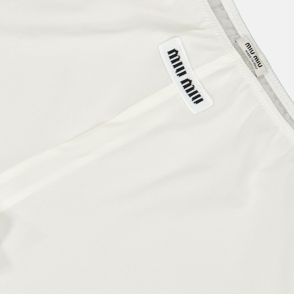 언더웨어 및 홈웨어 Short en soie Miu Miu 베이지 Femme