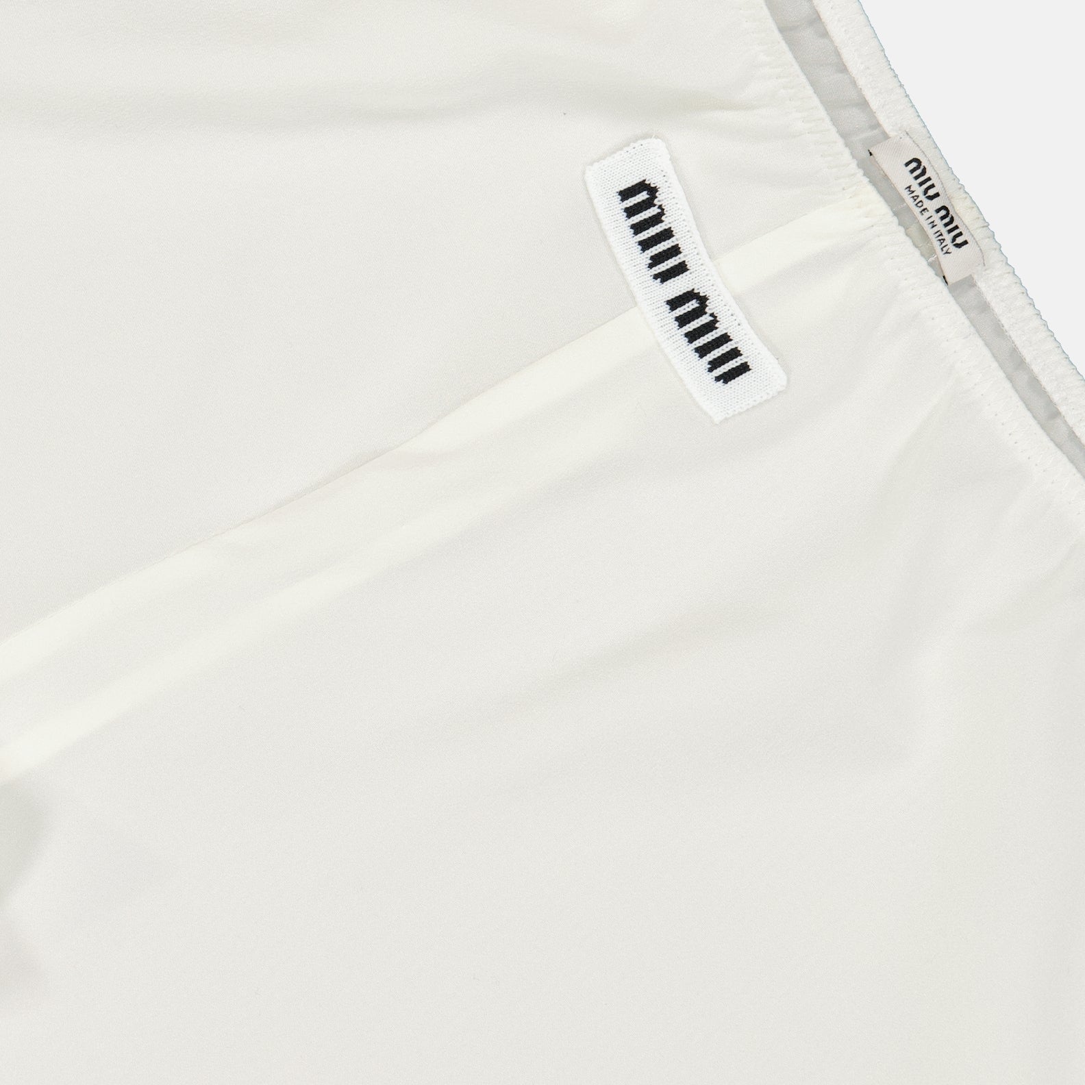 언더웨어 및 홈웨어 Short en soie Miu Miu 베이지 Femme