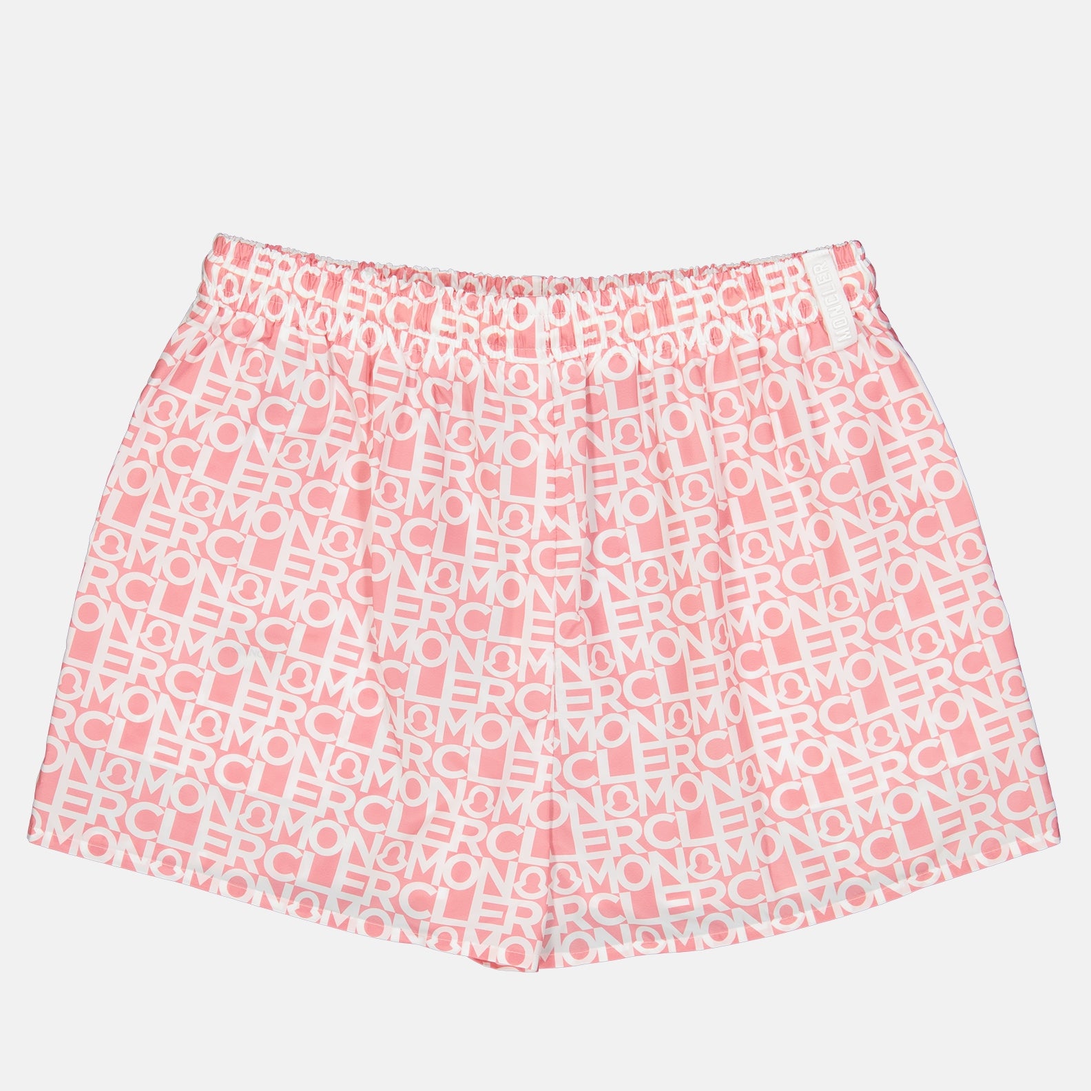 Shorts Short à logo Moncler Rose Femme