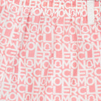 Shorts Short à logo Moncler Rose Femme