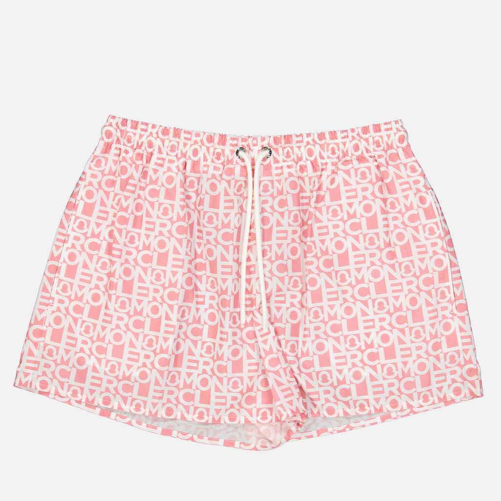 Shorts Short à logo Moncler Rose Femme