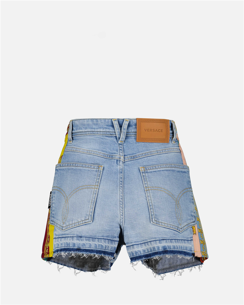 팬츠 Short Royal Rebellion Versace 파란색 Femme