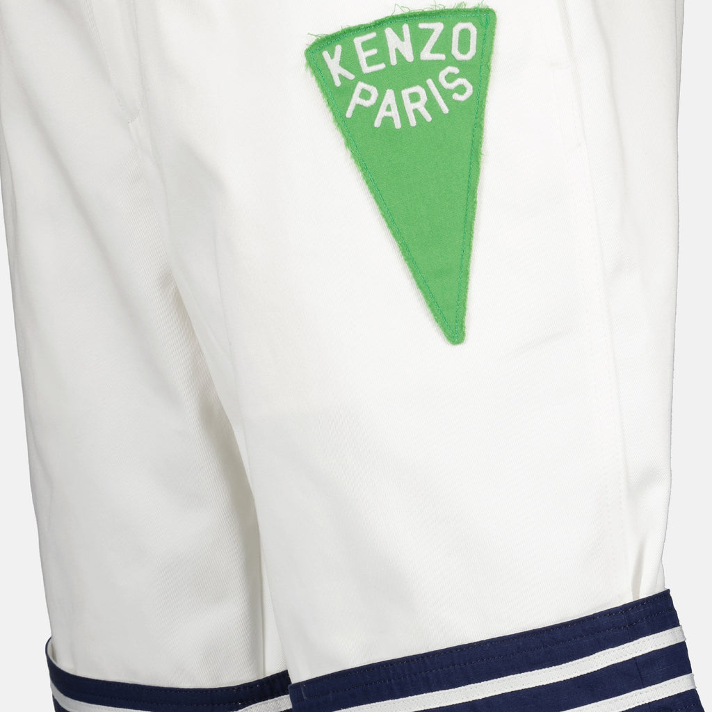Shorts Short Sailor Kenzo Weiß Homme