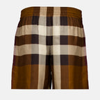 Shorts Short à carreaux Burberry Marrone Femme