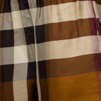 Shorts Short à carreaux Burberry Marrone Femme