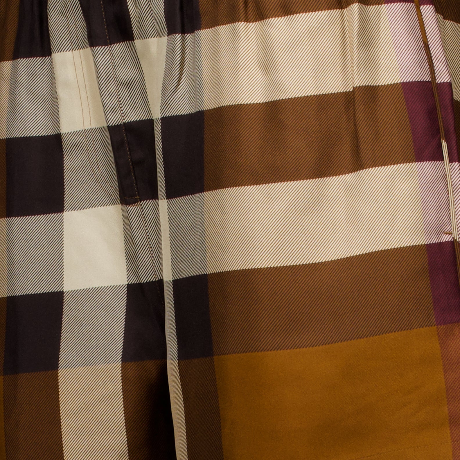 Shorts Short à carreaux Burberry Marrone Femme