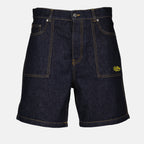 Shorts Short Wave Off Off-White Bleu Homme