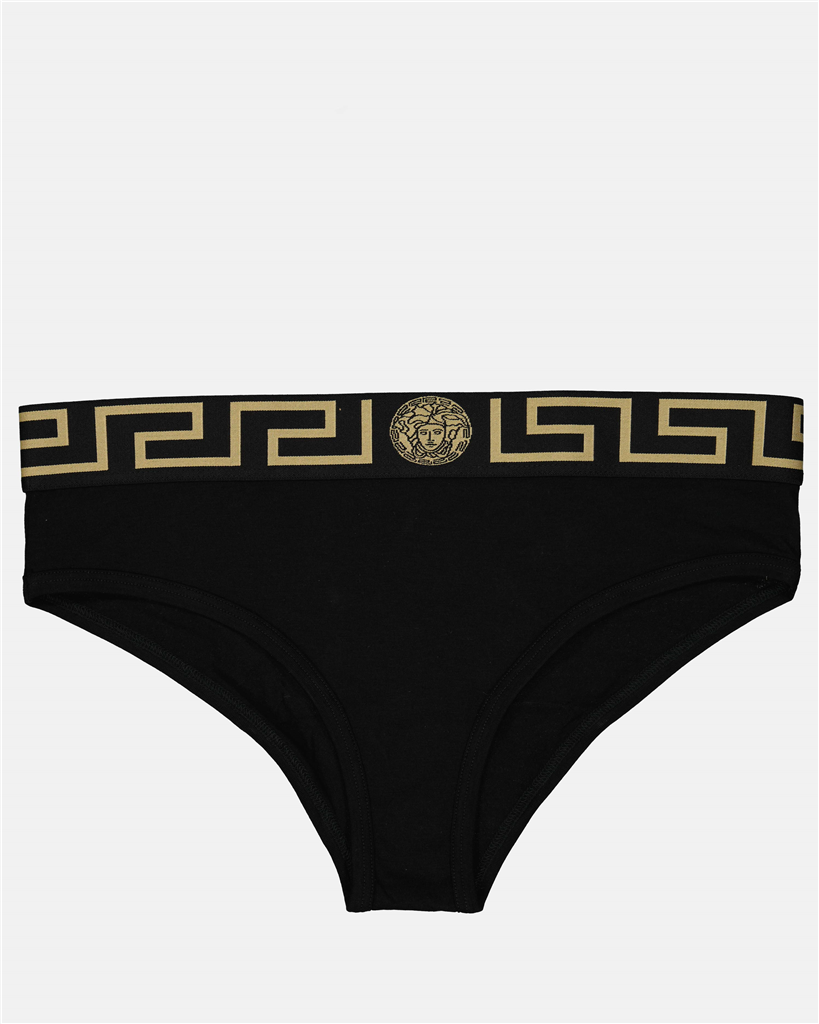 アンダーウェア・ホームウェア メデューサ グレカ ブリーフ Versace 黒 女性