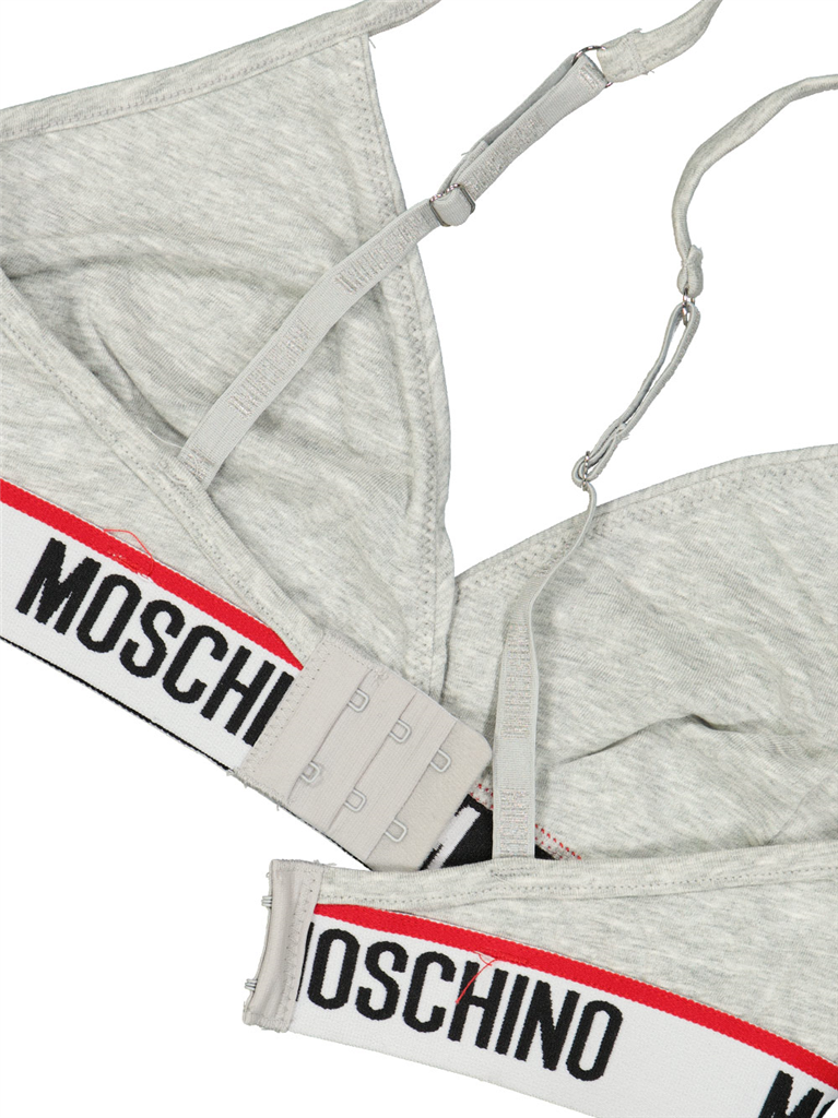 Ropa interior y homewear Soutien-gorge triangle Moschino Gris Femme