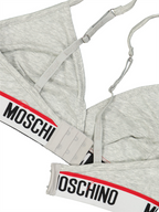 Ropa interior y homewear Soutien-gorge triangle Moschino Gris Femme