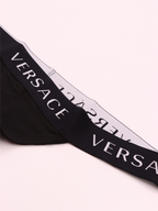 Ropa interior y homewear String à logo Versace Negro Femme