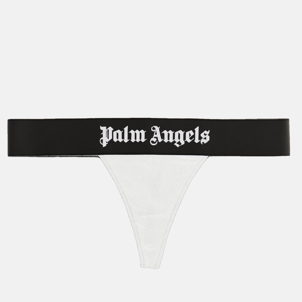 Ropa interior y homewear String à logo Palm Angels Negro Femme