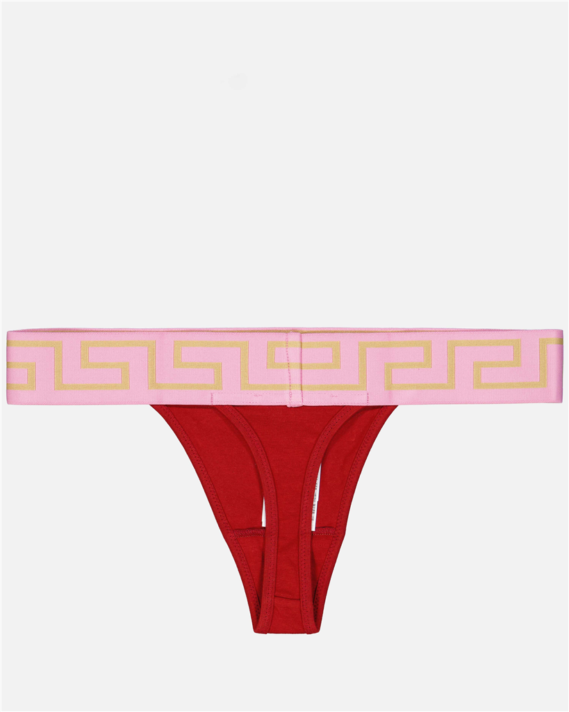 Ropa interior y homewear String Medusa Greca Versace Rojo Femme