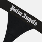 Ropa interior y homewear String à logo Palm Angels Negro Femme