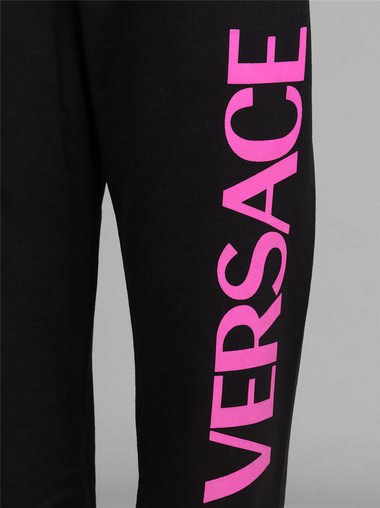 Prendas Chándal con Logo Versace Negro Niños