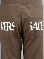 Clothing Greca tracksuit Versace Brown Kids