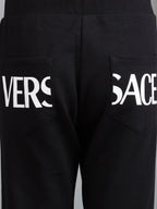 의류 Survêtement Greca Versace 검은색 어린이들
