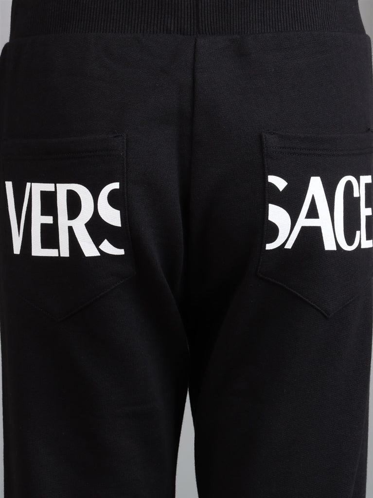 의류 Survêtement Greca Versace 검은색 어린이들