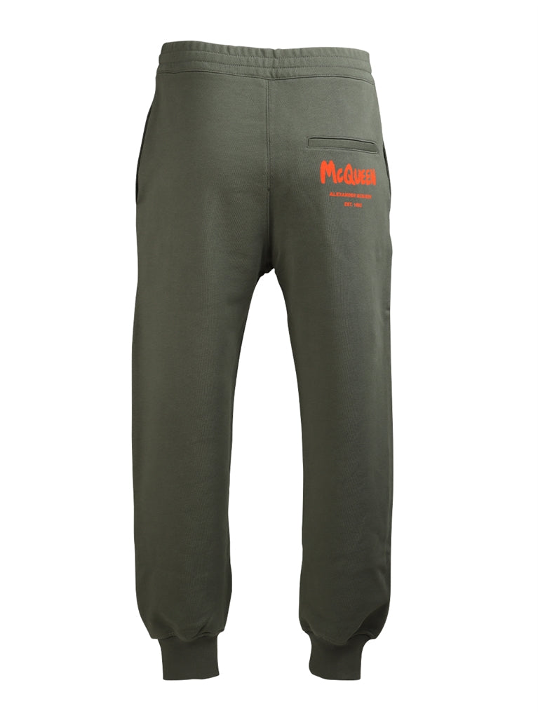 Pants Graffiti jogging pants Alexander McQueen Green Women