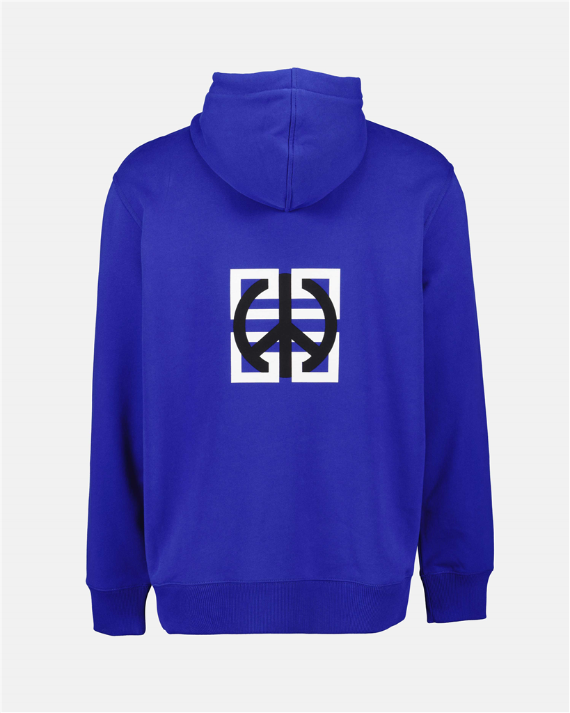 Sweatshirts Sweat à capuche Signature Givenchy Bleu Homme