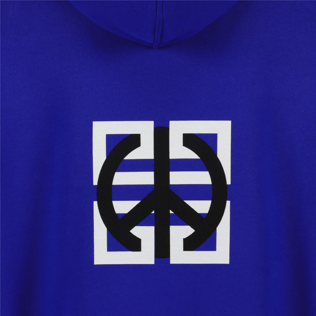 Sweatshirts Sweat à capuche Signature Givenchy Bleu Homme