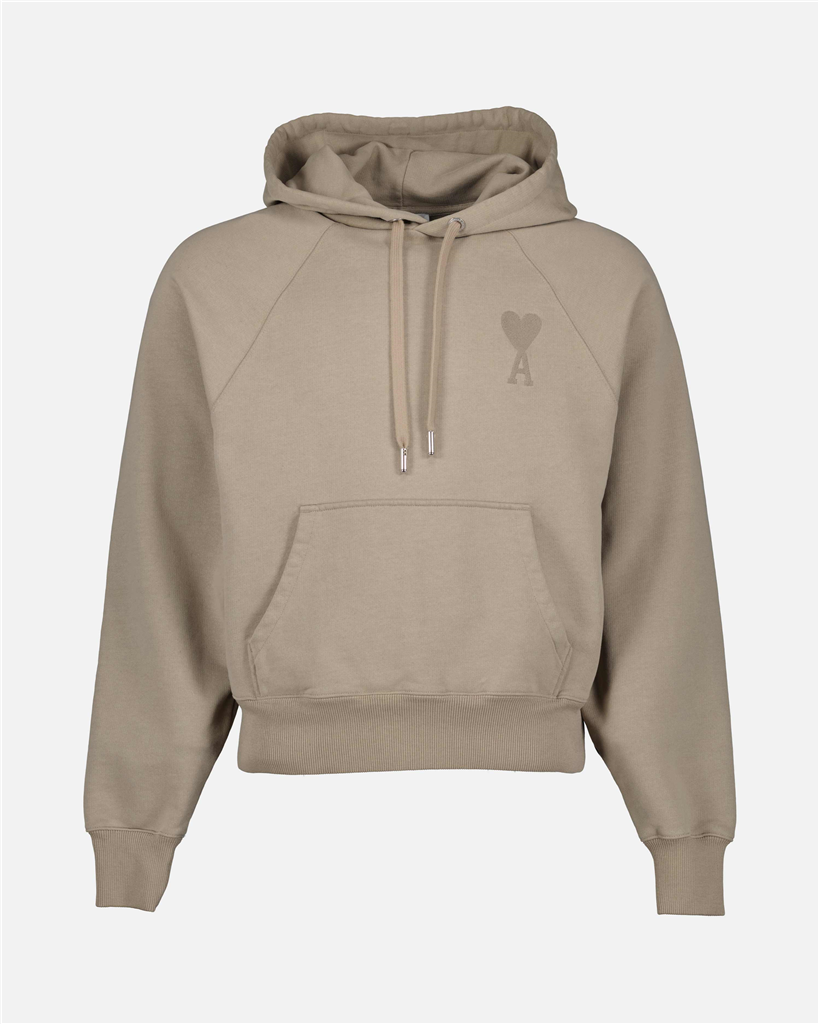 Sudaderas Sweat à capuche Ami de Coeur Ami PARIS Beige Unisexo