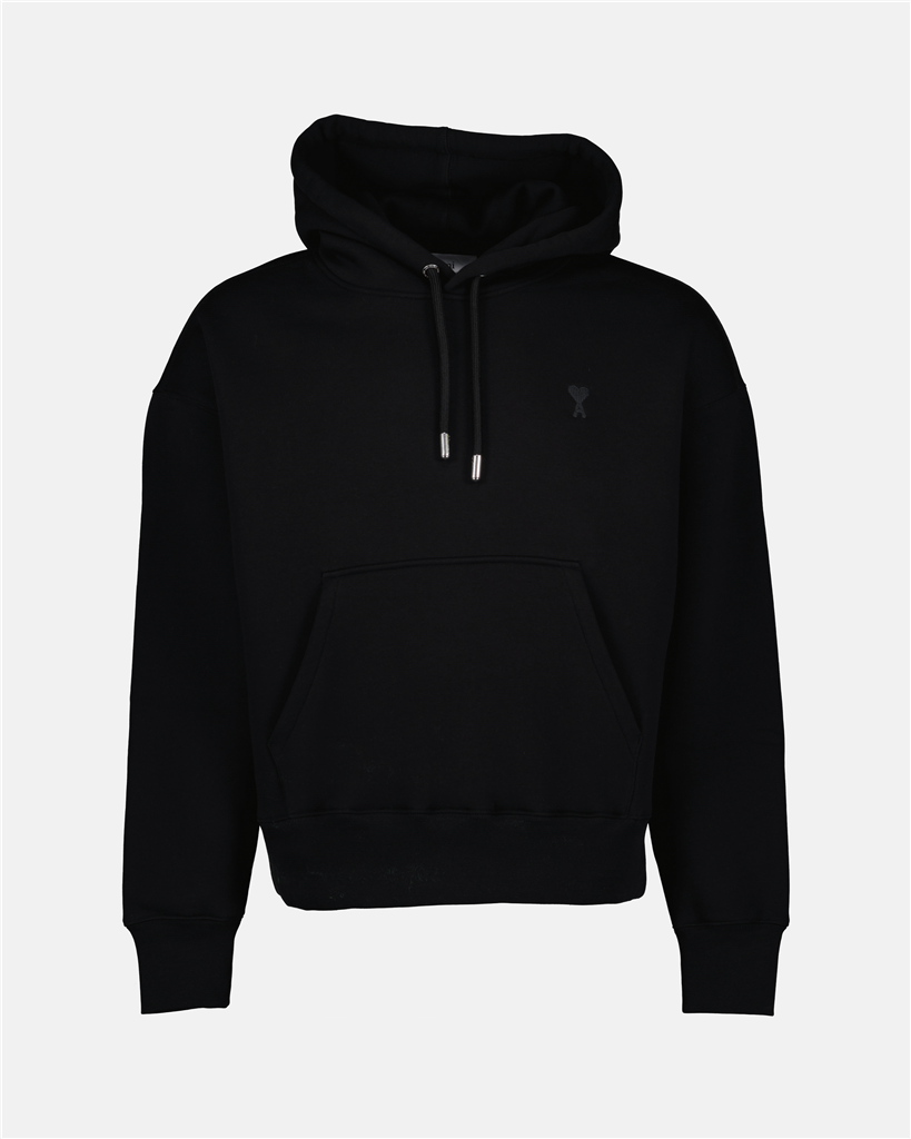 Sweatshirts Sweat à capuche Ami de Coeur Ami PARIS Noir Unisexe