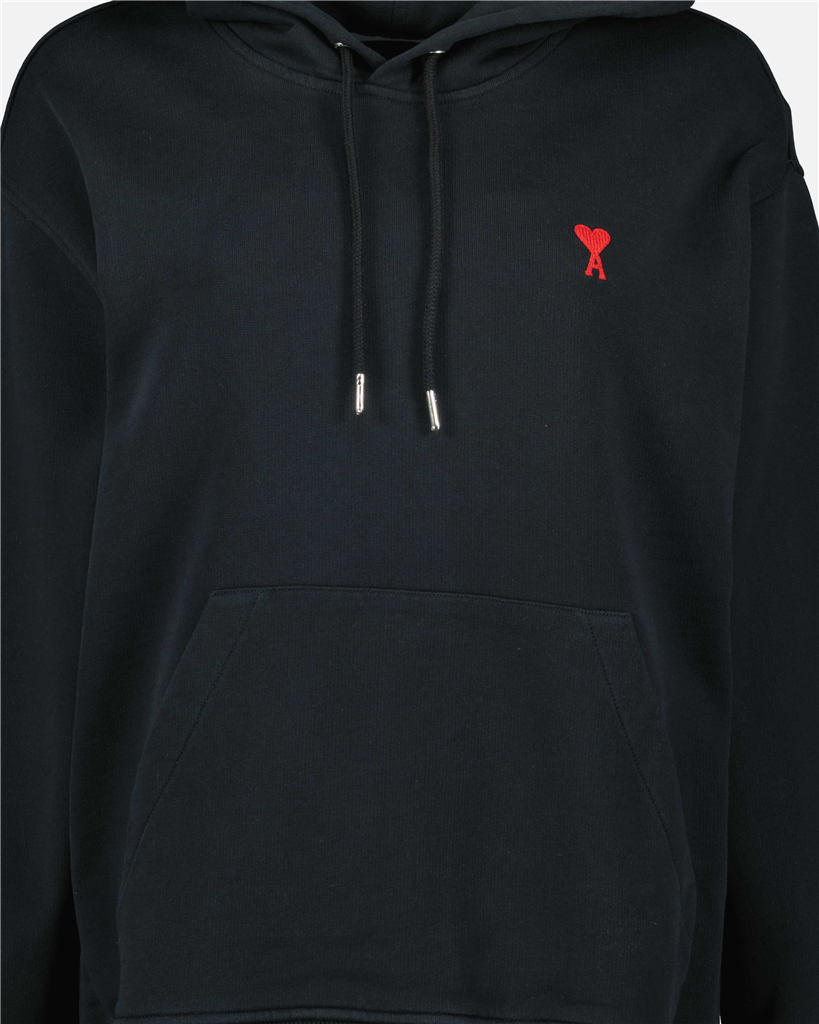 Felpe Sweat à capuche Ami de coeur Ami PARIS Nero Femme
