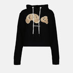 Sweatshirts Sweat à capuche Bear Palm Angels Schwarz Femme