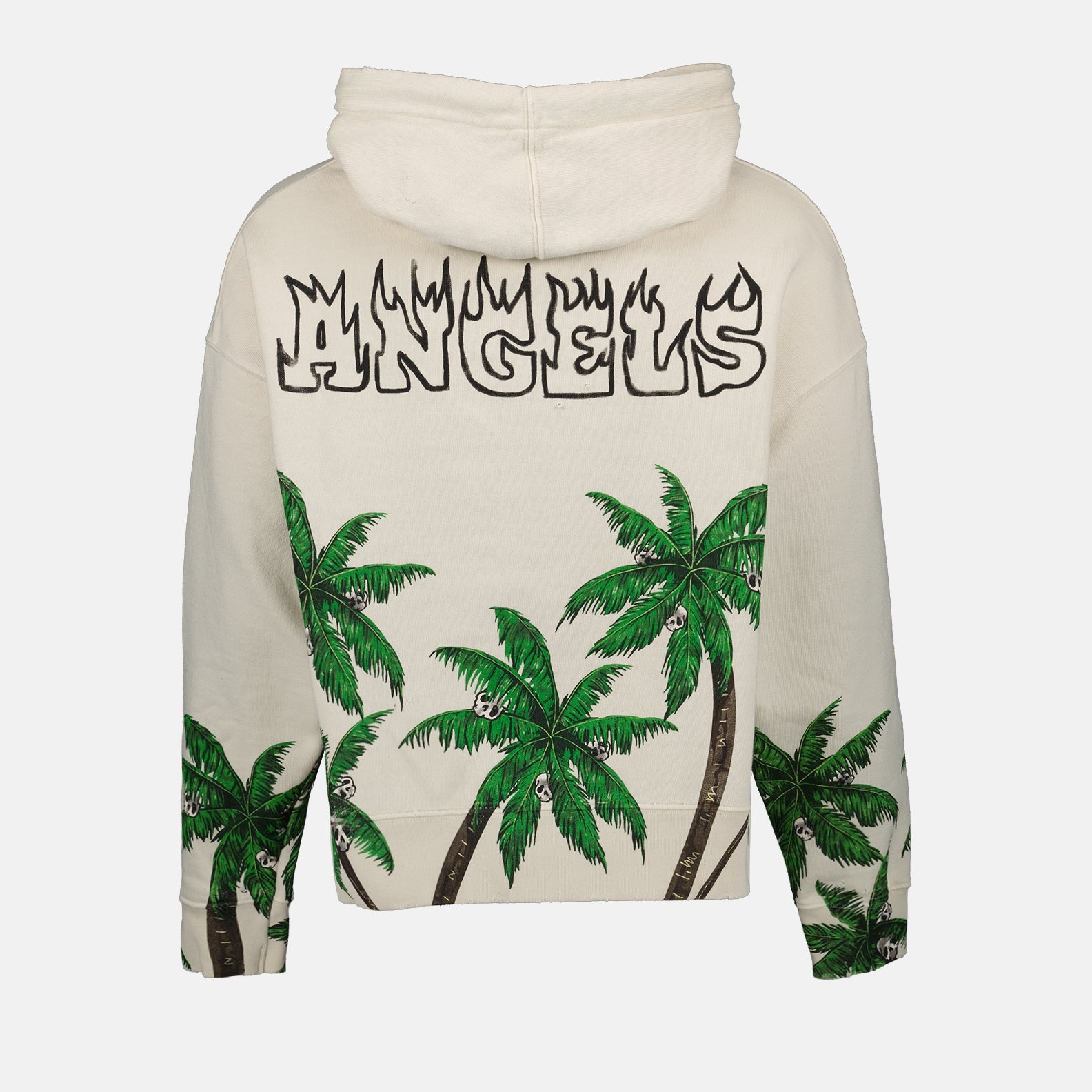Sweatshirts Palms &amp; Skull Hoodie Palm Angels Beige Man