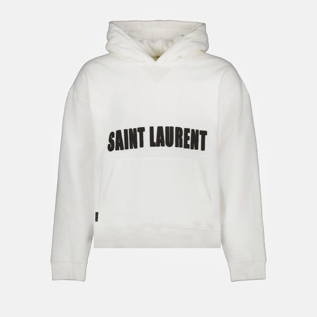 スウェットシャツ パーカー 07/15/22 Saint Laurent 白 男