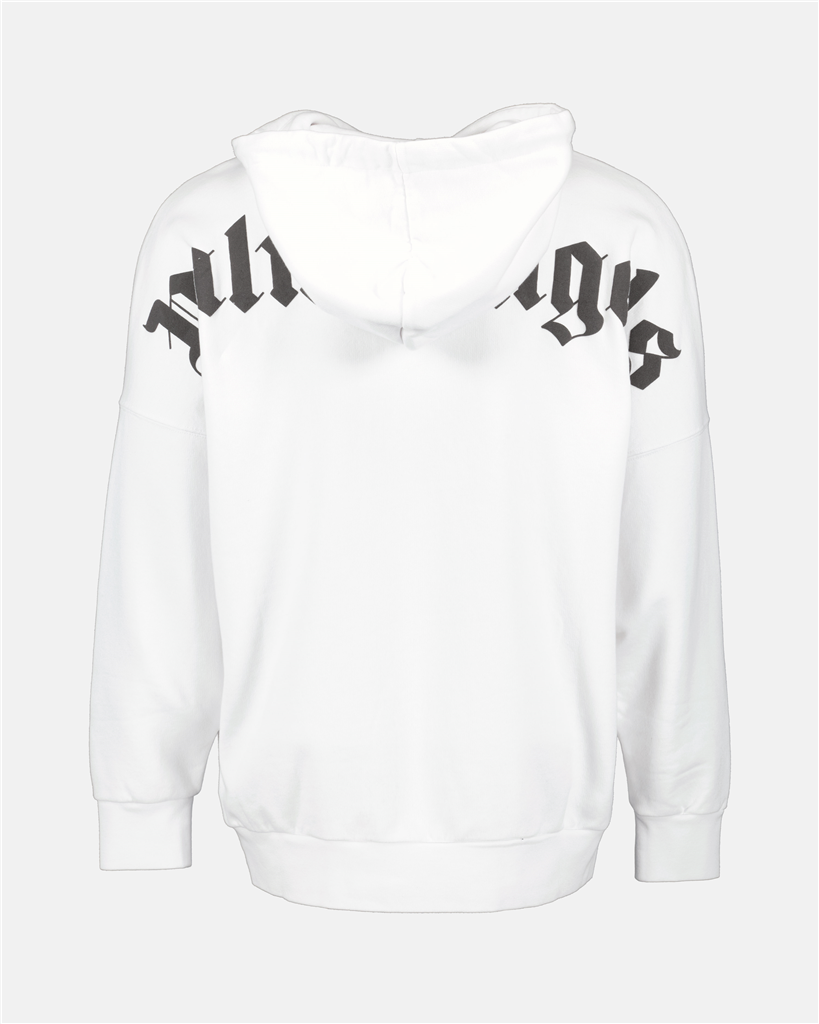 Sudaderas Sweat à capuche à logo Palm Angels Blanco Homme