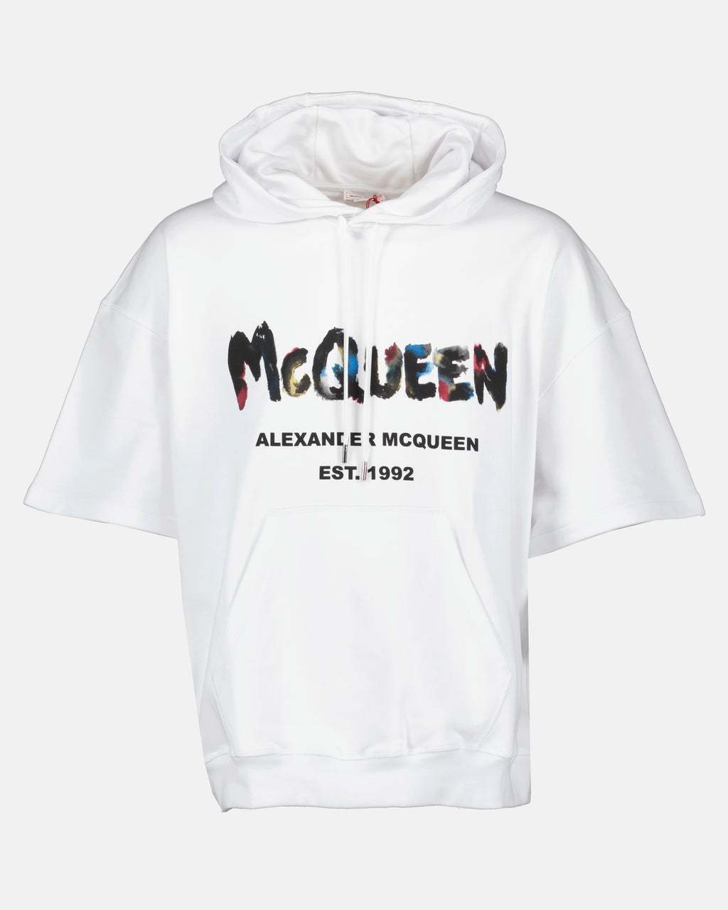 Moletons Sweat com Capuz Graffiti Alexander McQueen Branco Homme