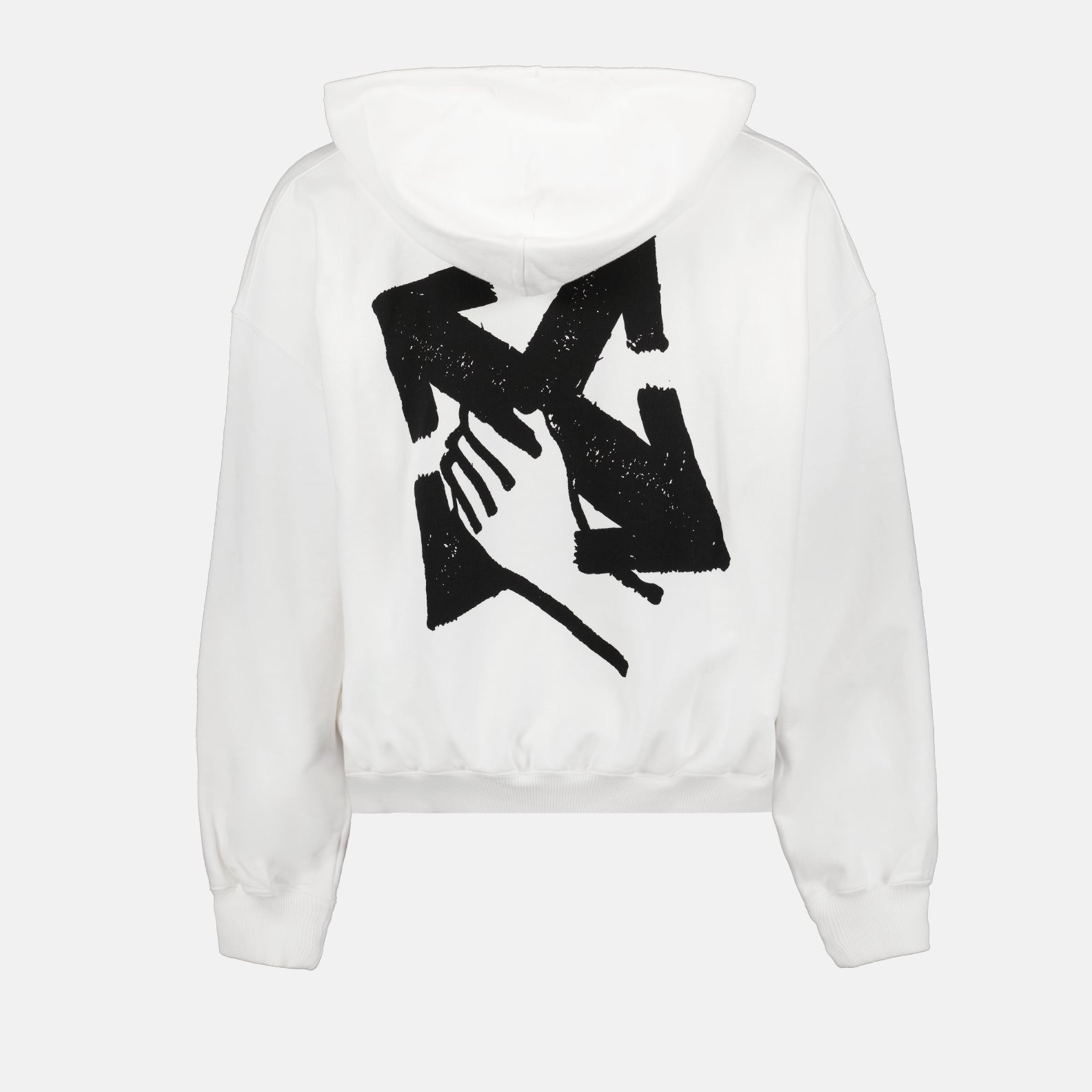 Felpe Sweat à capuche hand Arrow boxy Off-White Bianco Homme