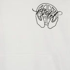 Felpe Sweat à capuche hand Arrow boxy Off-White Bianco Homme